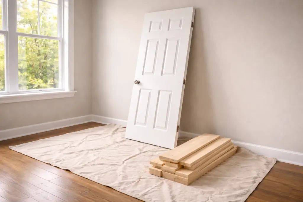 Interior door removal for small demolition in Tulsa, OK